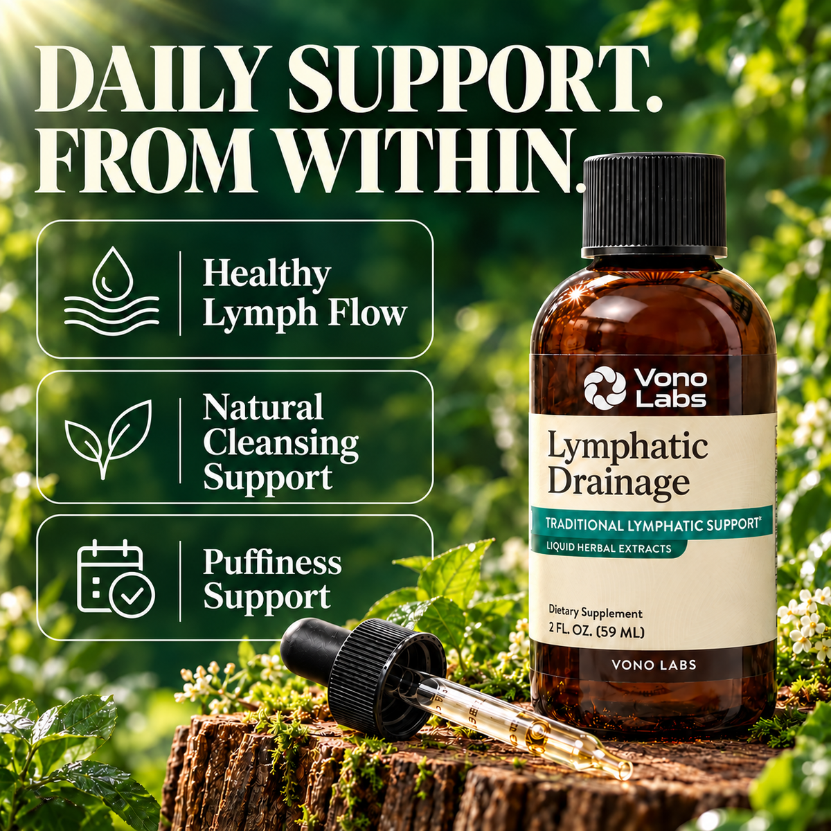 Vono Labs Lymphatic Drainage Drops