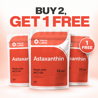 Astaxanthin 12mg Daily Antioxidant For Lifelong Vitality
