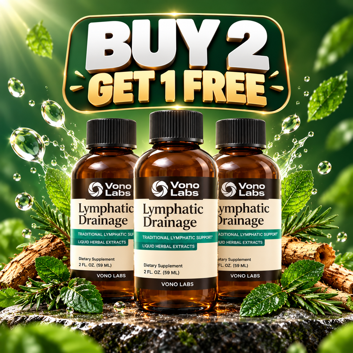 Vono Labs Lymphatic Drainage Drops