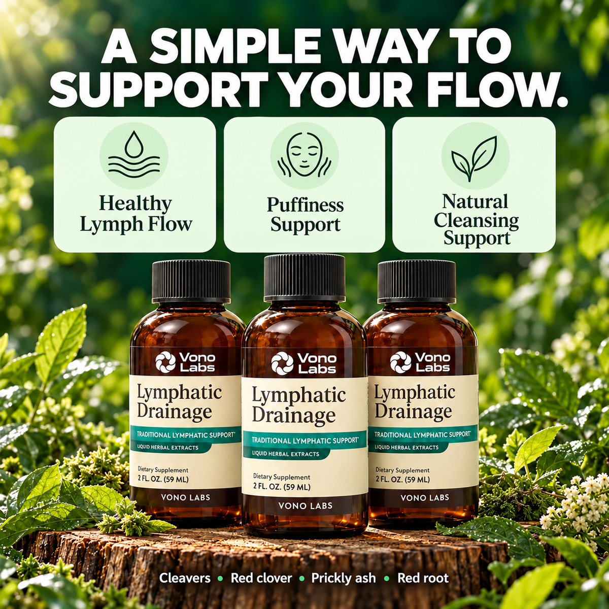Vono Labs Lymphatic Drainage Drops