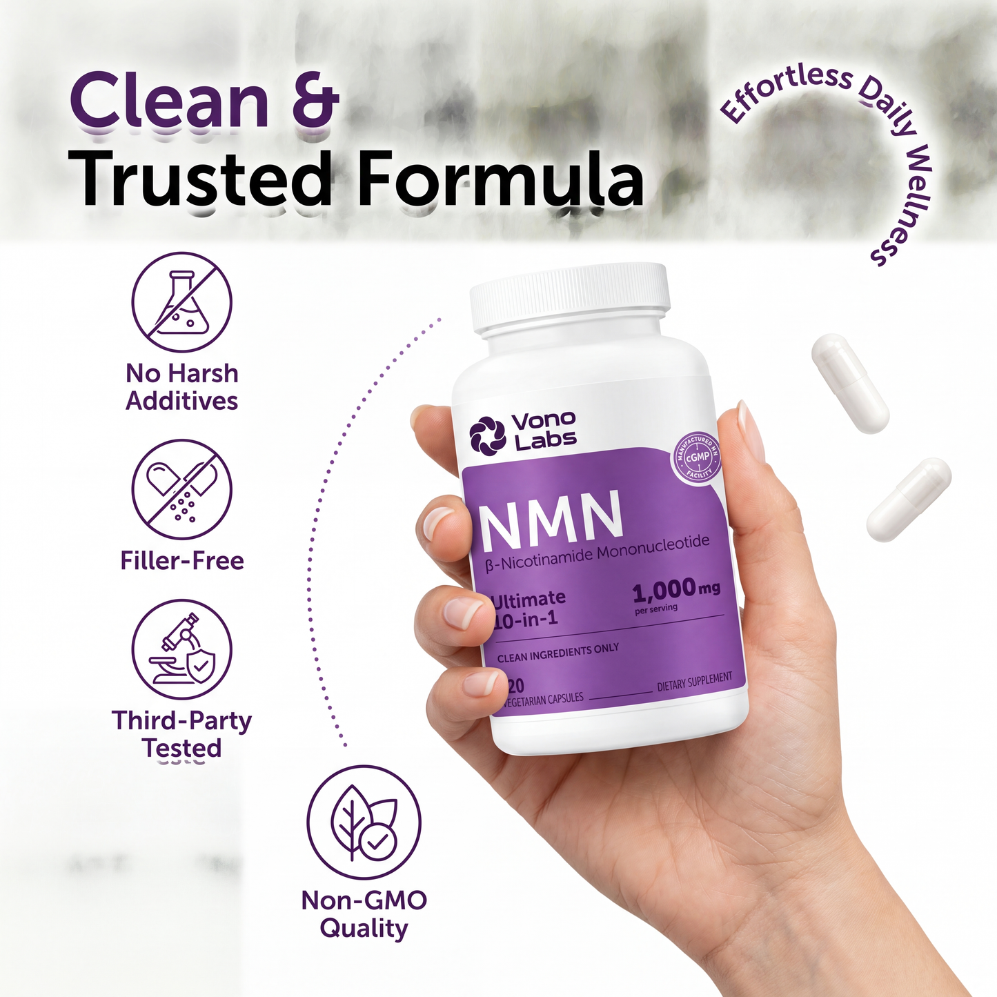 NMN 10-1 Complex 1,000mg Per Serving