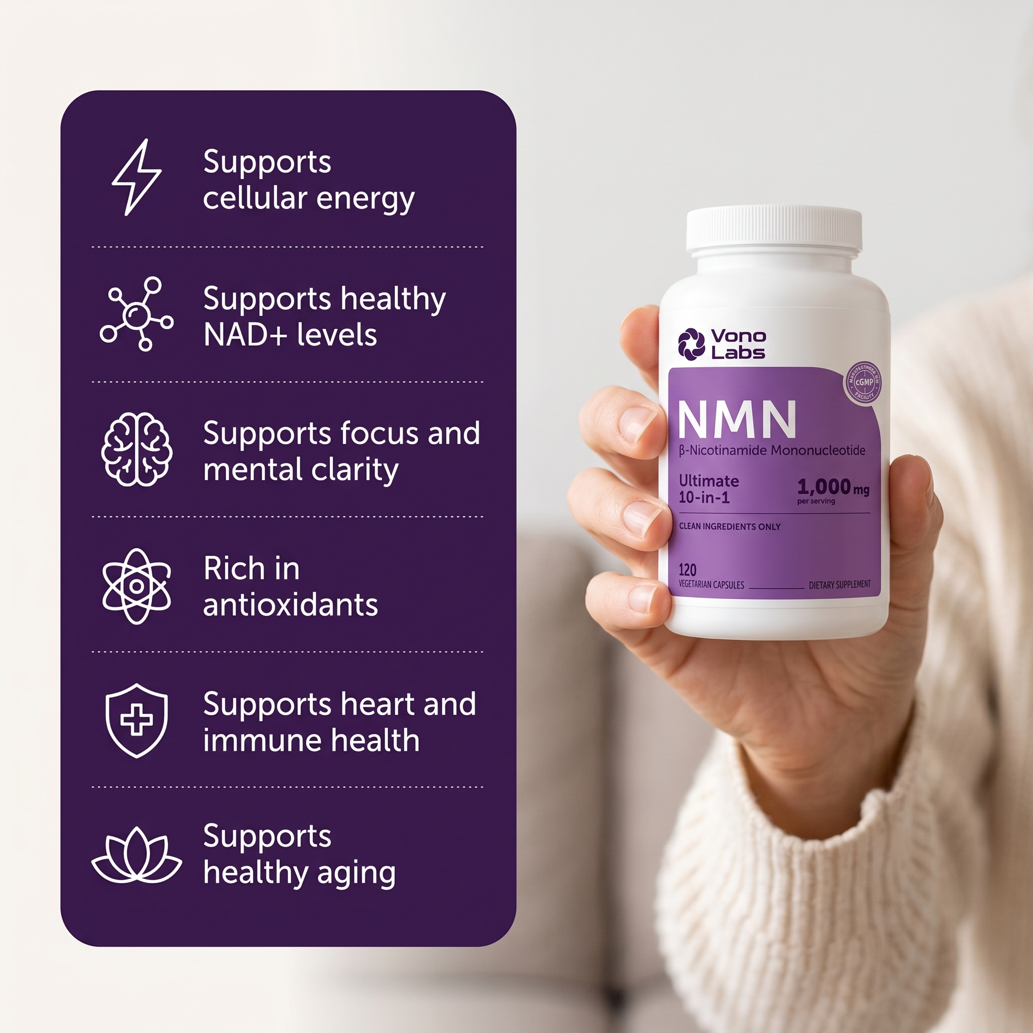 Vono Labs® NMN 10-in-1 Complex